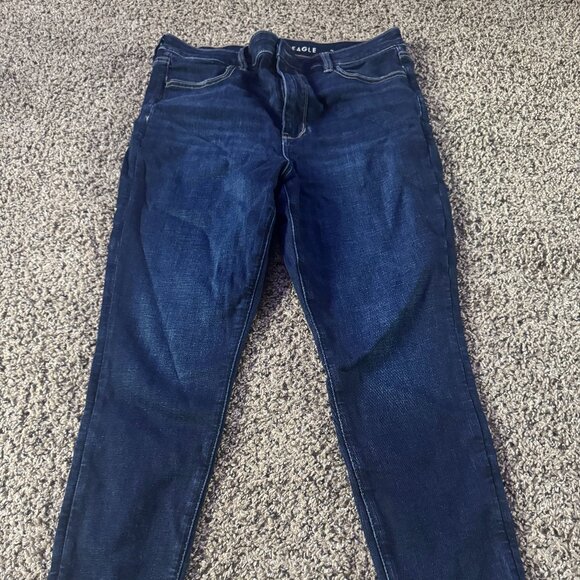 American Eagle Outfitters Denim - American Eagle Super High Rise Jegging 12 Short Stretch Skinny Jeans